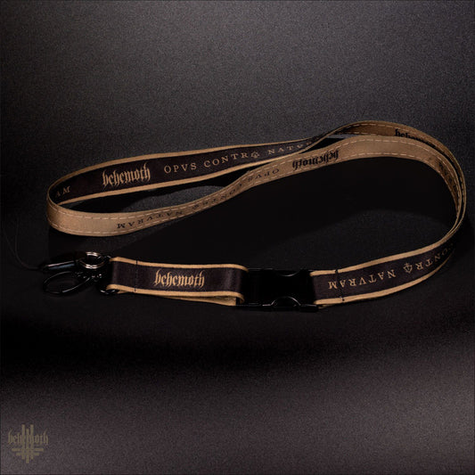 Behemoth 'Opvs Contra Natvram' lanyard