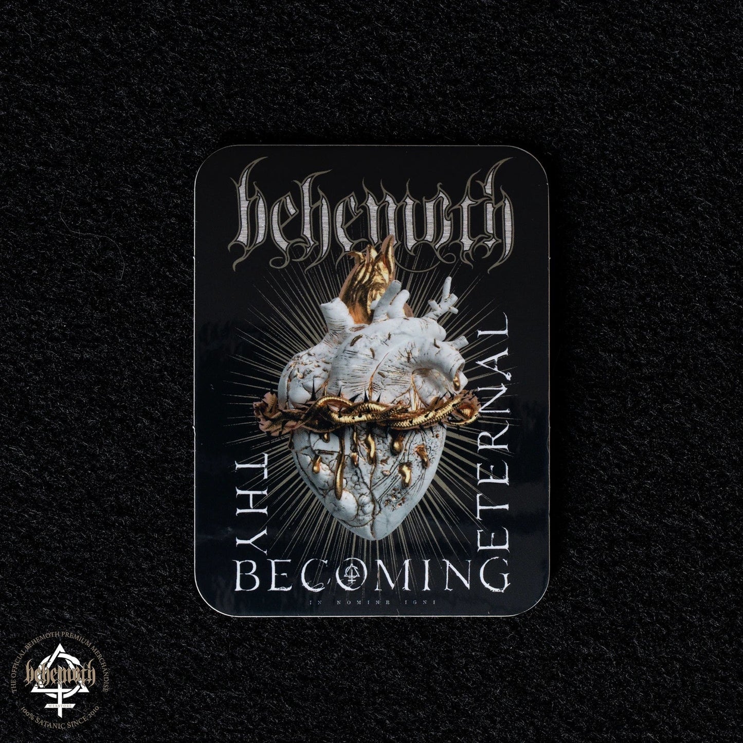 Behemoth 'Dein Werden Ewig' Vinyl-Aufkleber