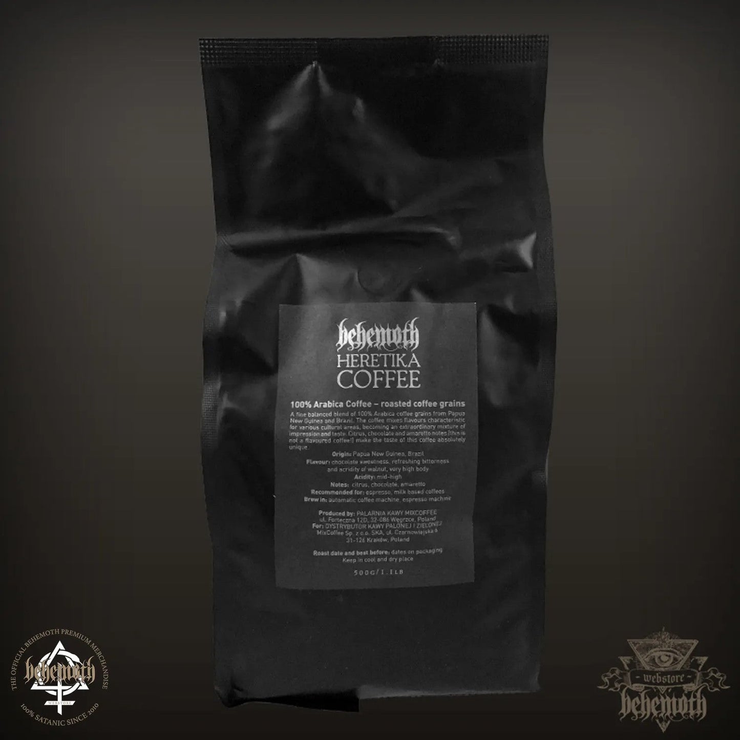 Behemoth 'Heretika' ganze Bohnen Kaffee 500 g