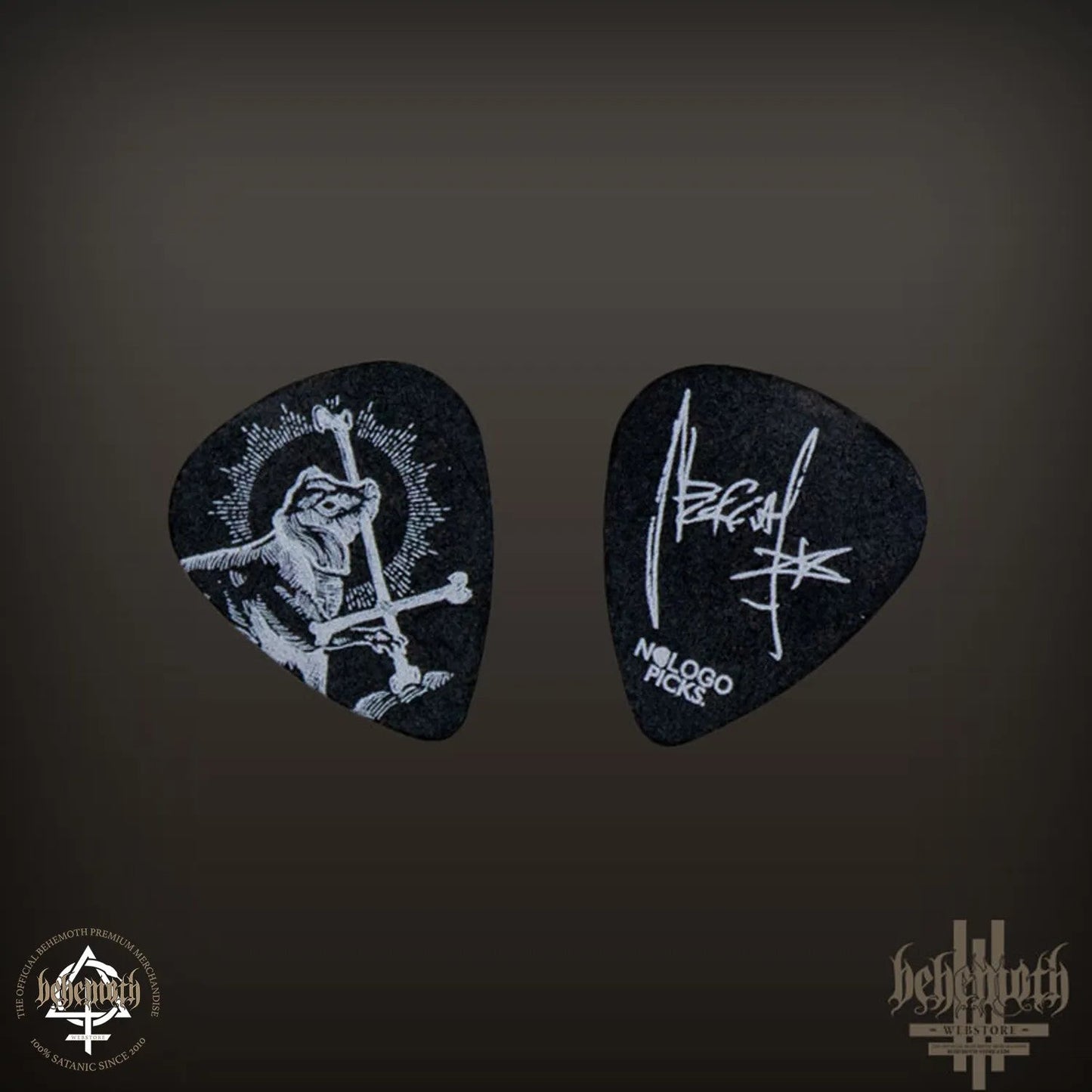 Behemoth Signatur Nergal - GodDog Gitarrenplektrum