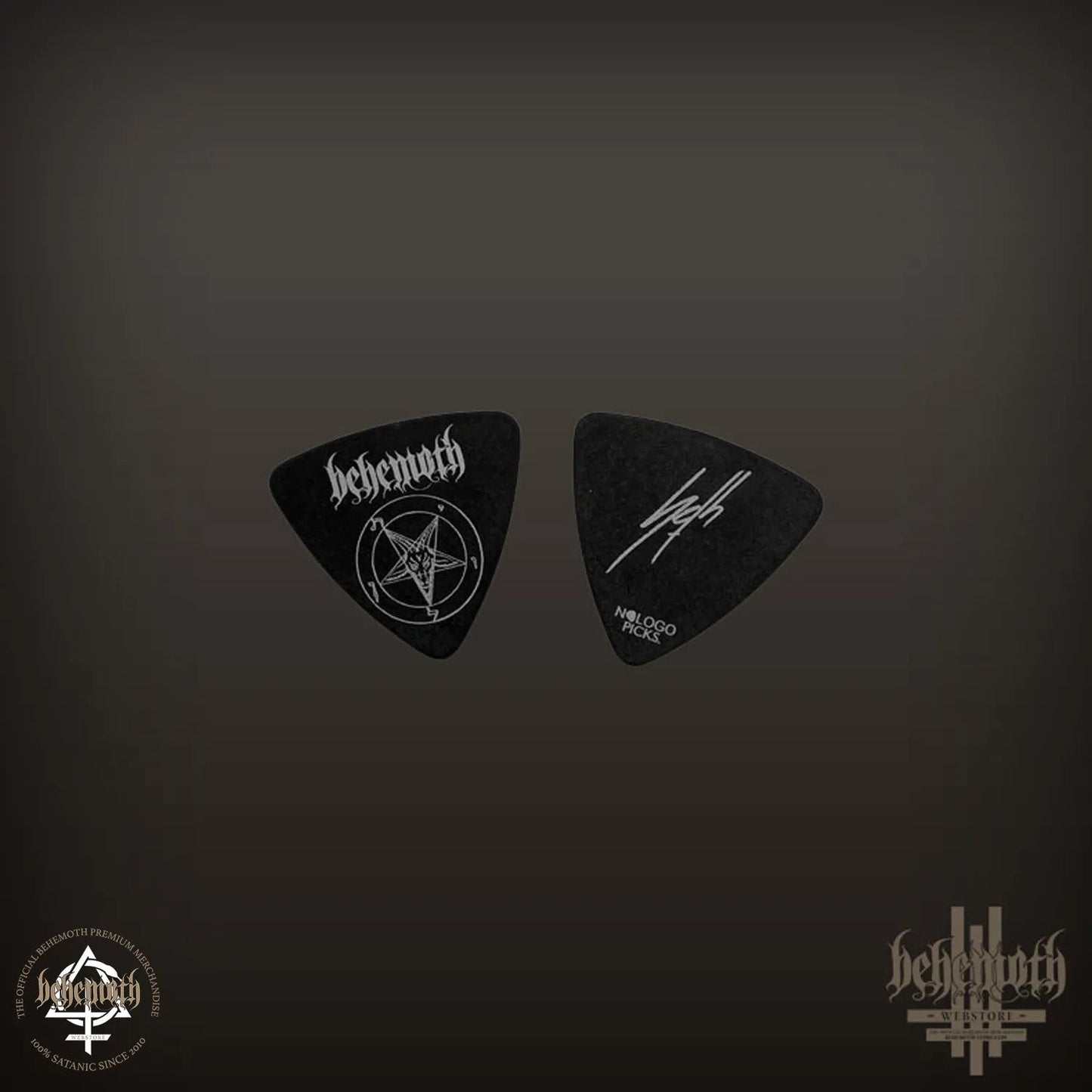 Behemoth Signature Seth Gitarrenplektrum - Baphomet - schwarz