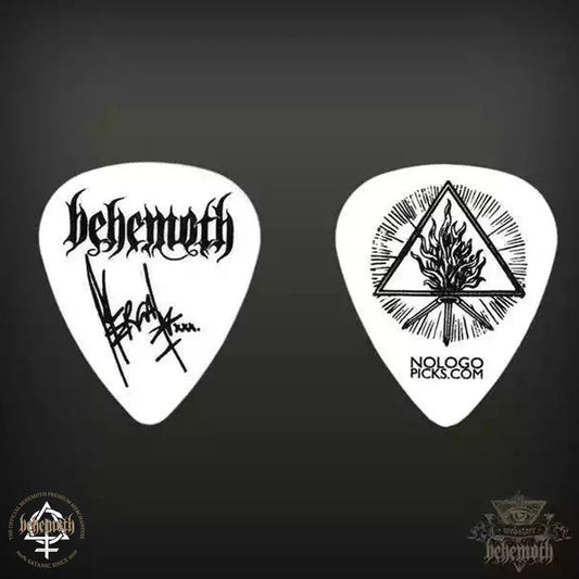 Nergal Signature Gitarrenplektrum - weiß