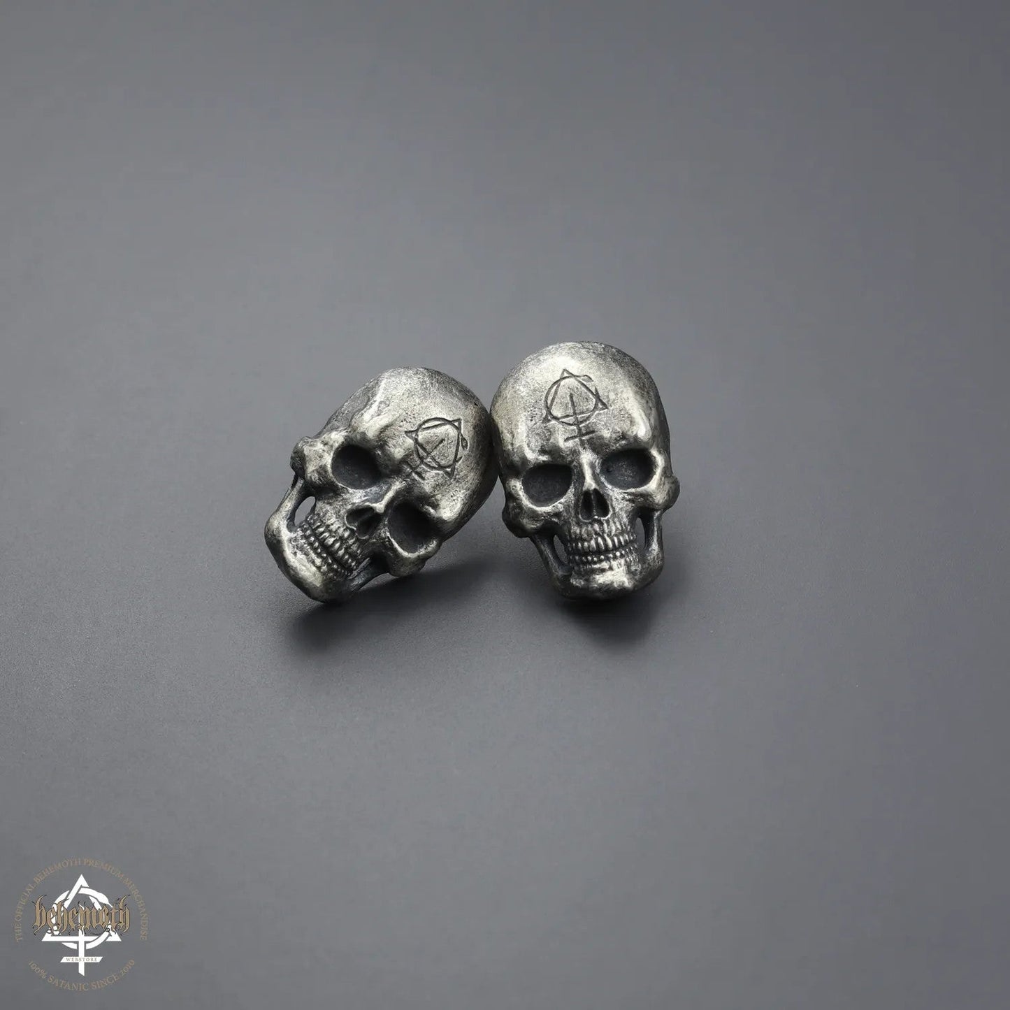 Behemoth „Contra Skull“ Ohrstecker aus Sterlingsilber