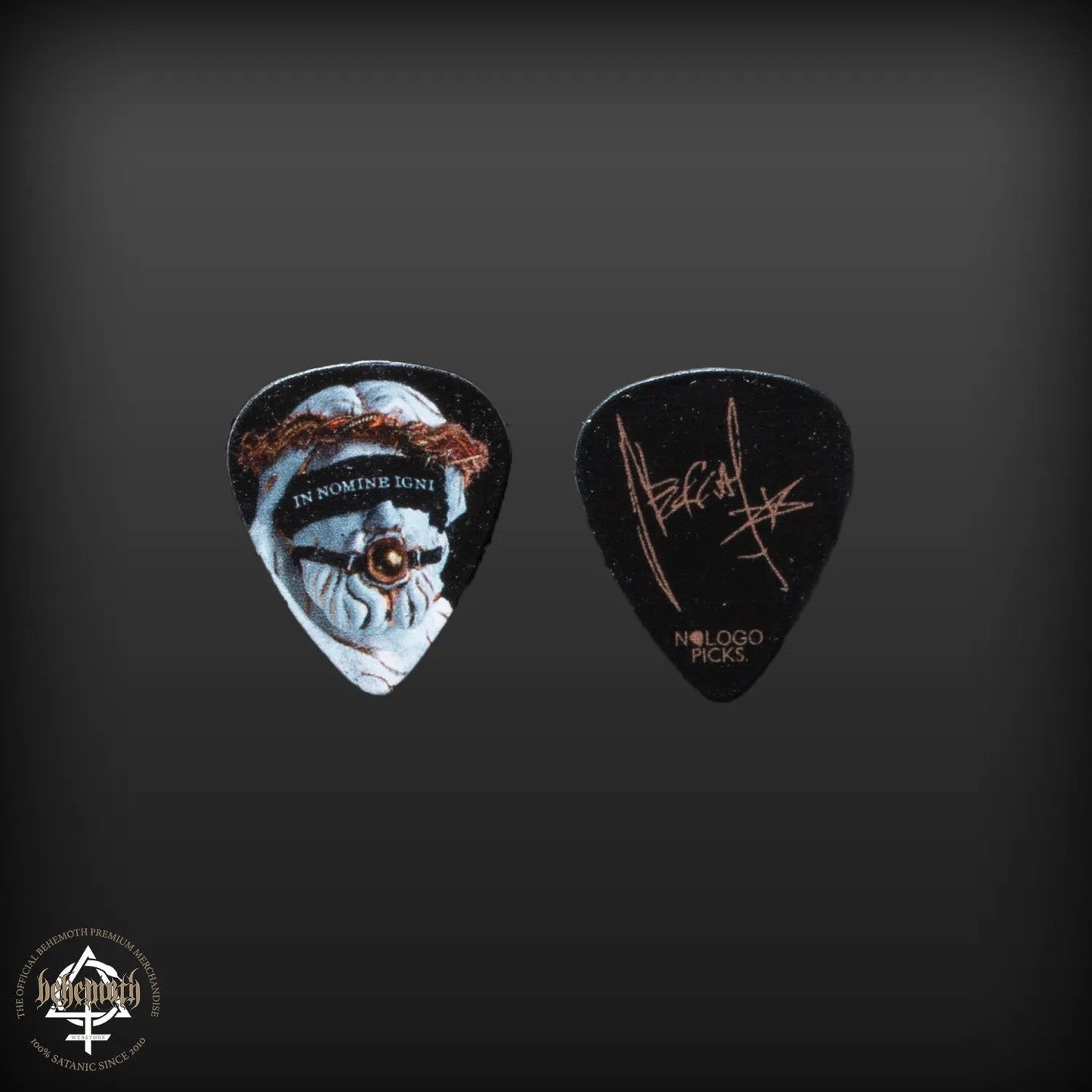 Behemoth 'In Nomine Igni' Nergal Signature-Gitarrenpickel