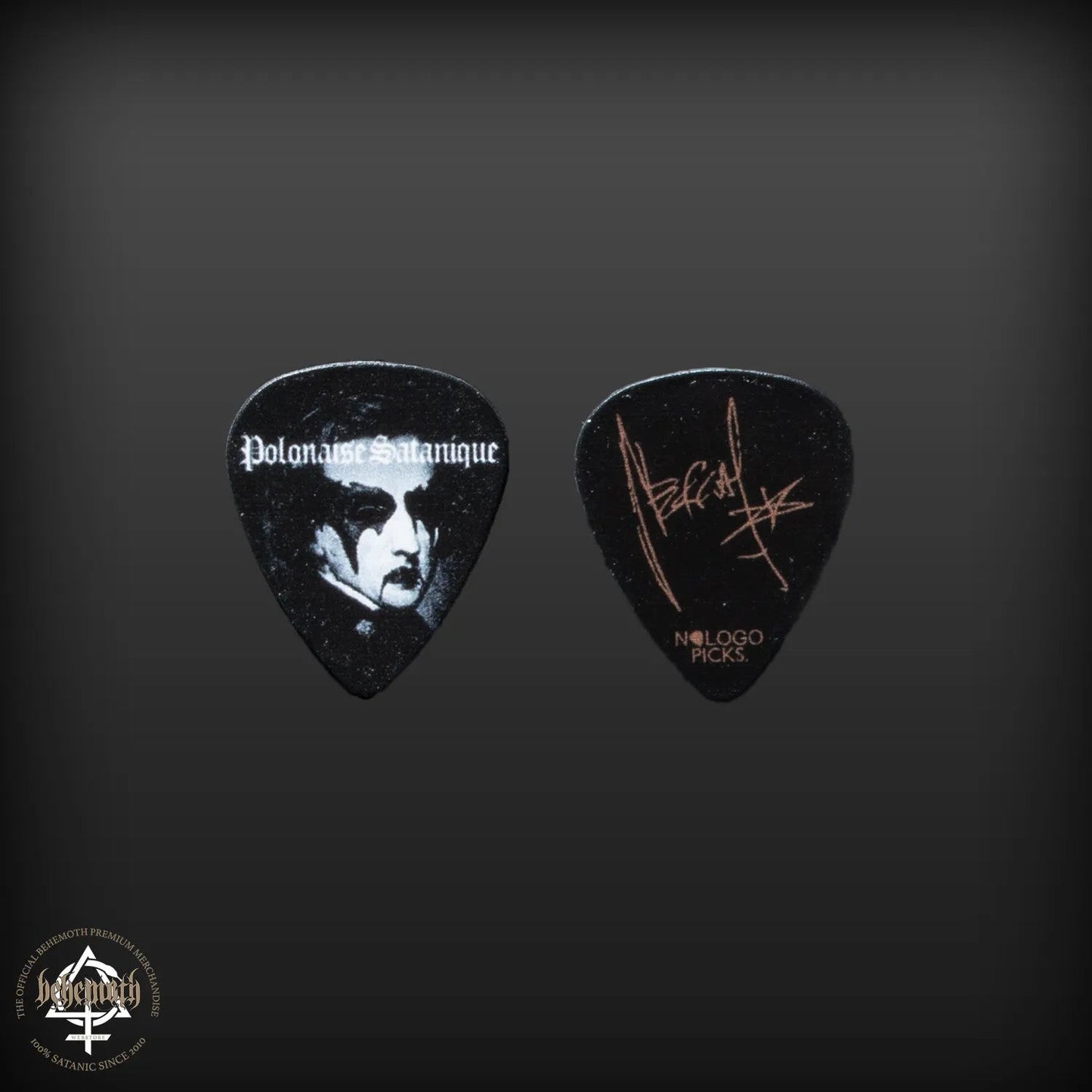 Behemoth „Polonaise Satanique“ Nergal Signature-Gitarrenpickel