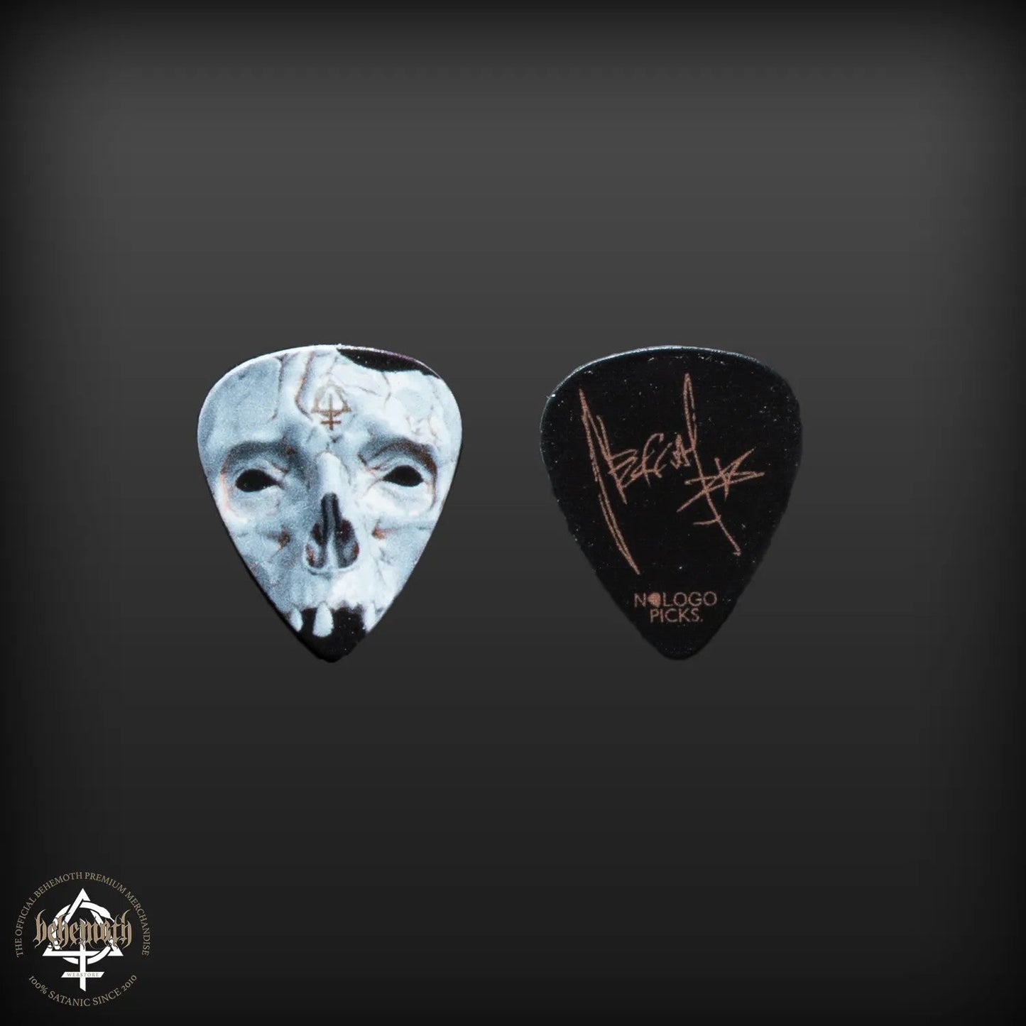 Behemoth „Skull“ schwarzes Nergal Signature-Gitarrenplektrum