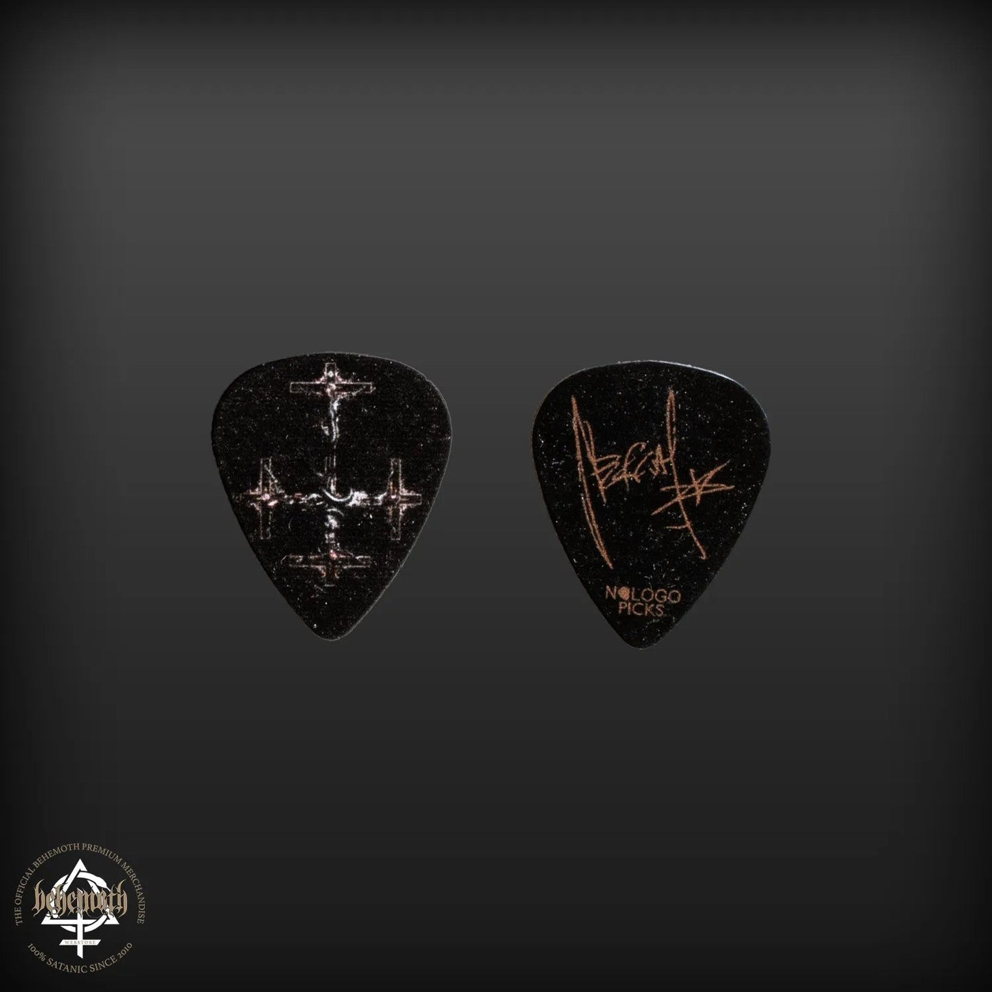 Behemoth 'OCN' black Nergal signature guitar pick