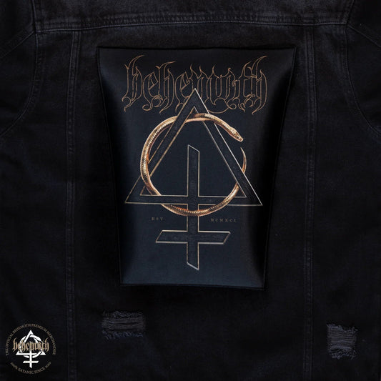 Behemoth 'Contra - Black' iron-on Backpatch