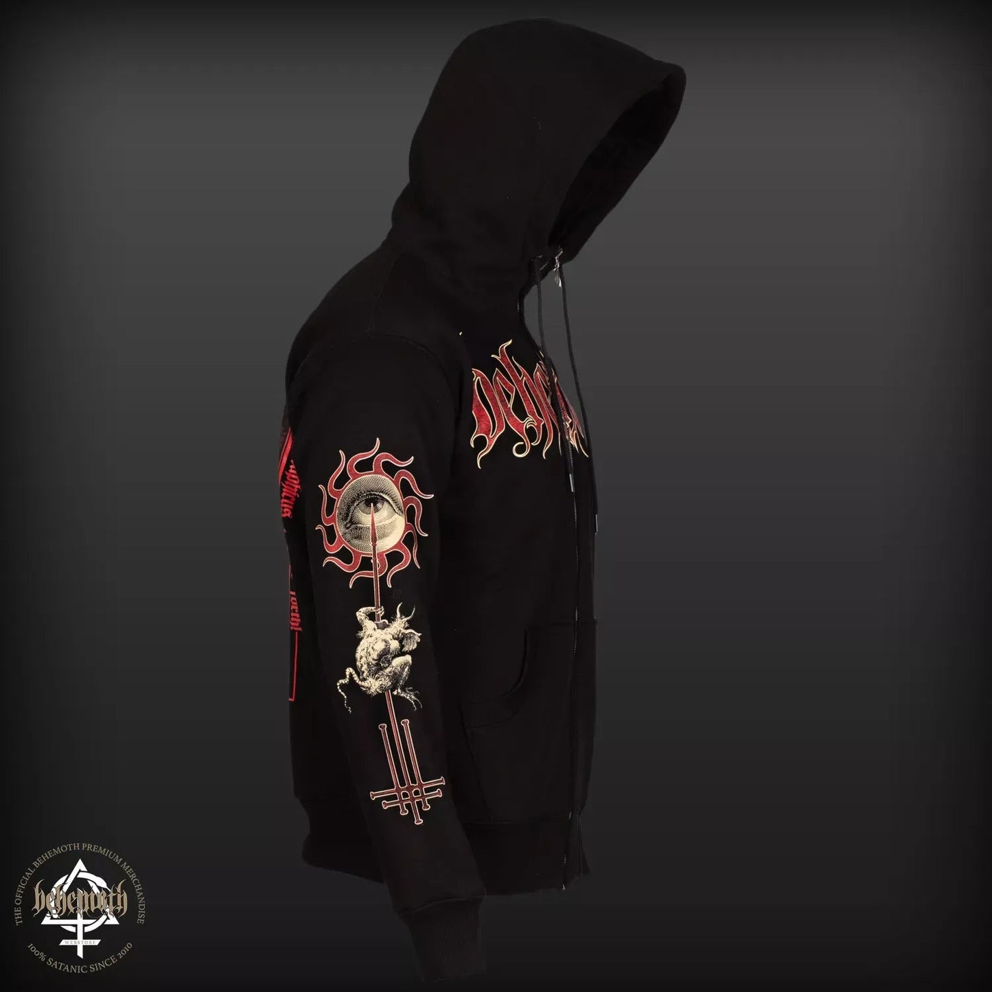 Behemoth 'Pater Profundus' hooded sweatshirt with zip