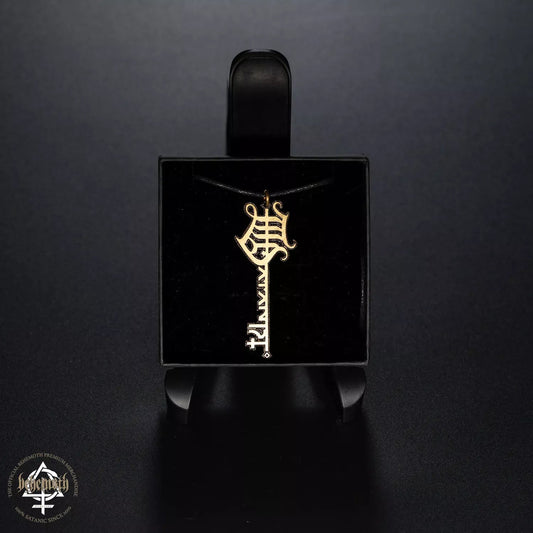 Behemoth 'The Satanist' brass necklace