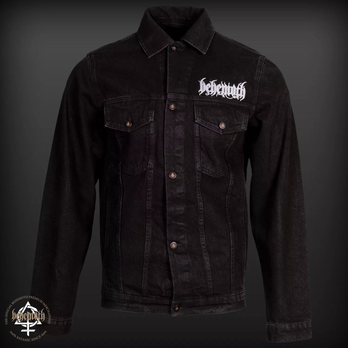 Behemoth „Logo“-Jeansjacke