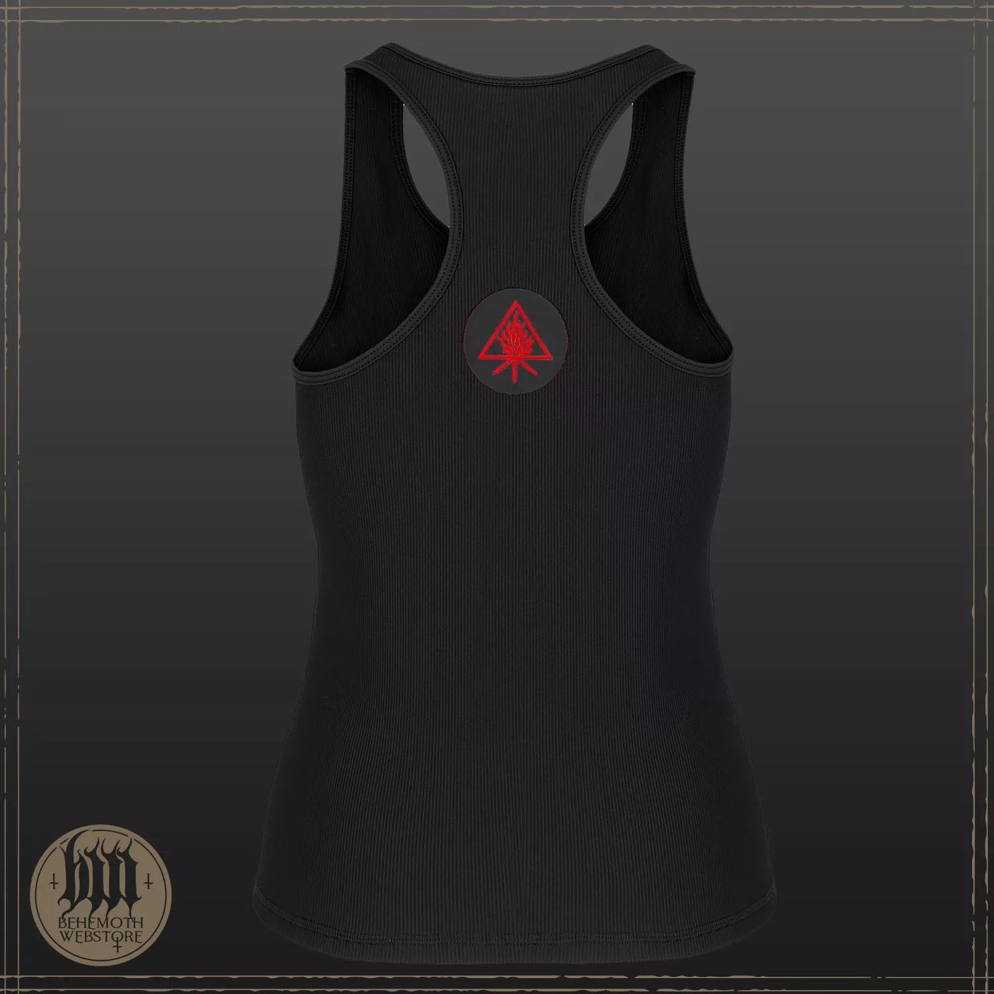 Behemoth 'The Unholy Trinity' women premium sports sleeveless  shirt - ribbed