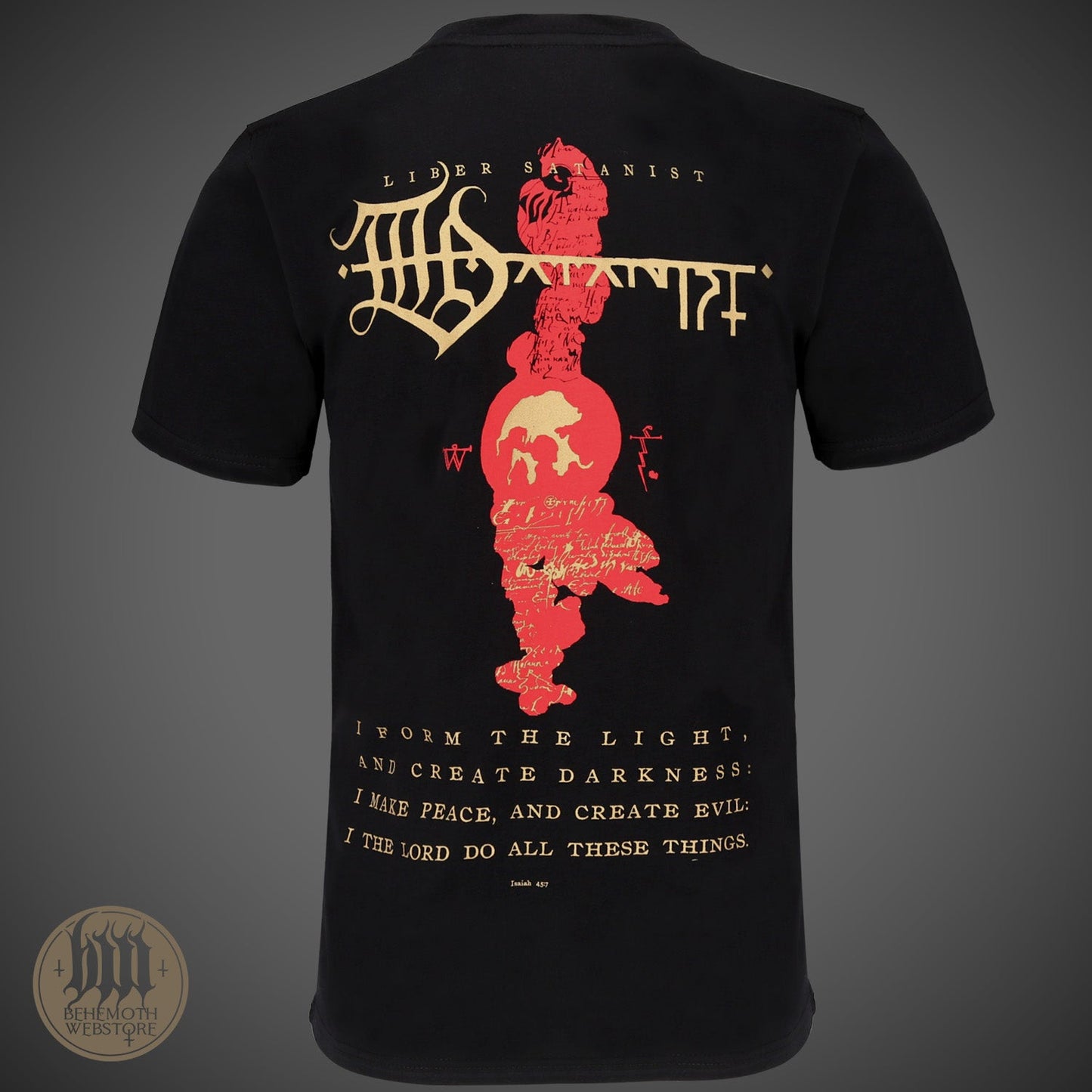 T-Shirt „In der Abwesenheit des Lichts“ von Behemoth 