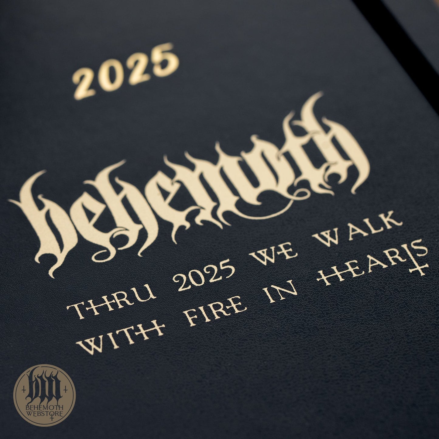 Behemoth 'Thru 2025 We Walk' Moleskine 2025 Calendar, LIMITED