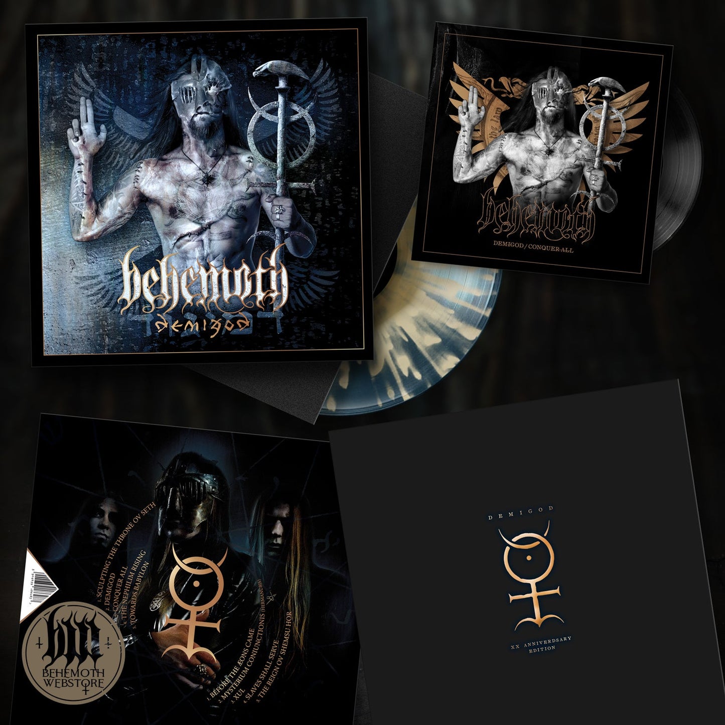 Vinyl Record - Behemoth 'Demigod' XXth Deluxe Anniversary Edition, Signed, Limited