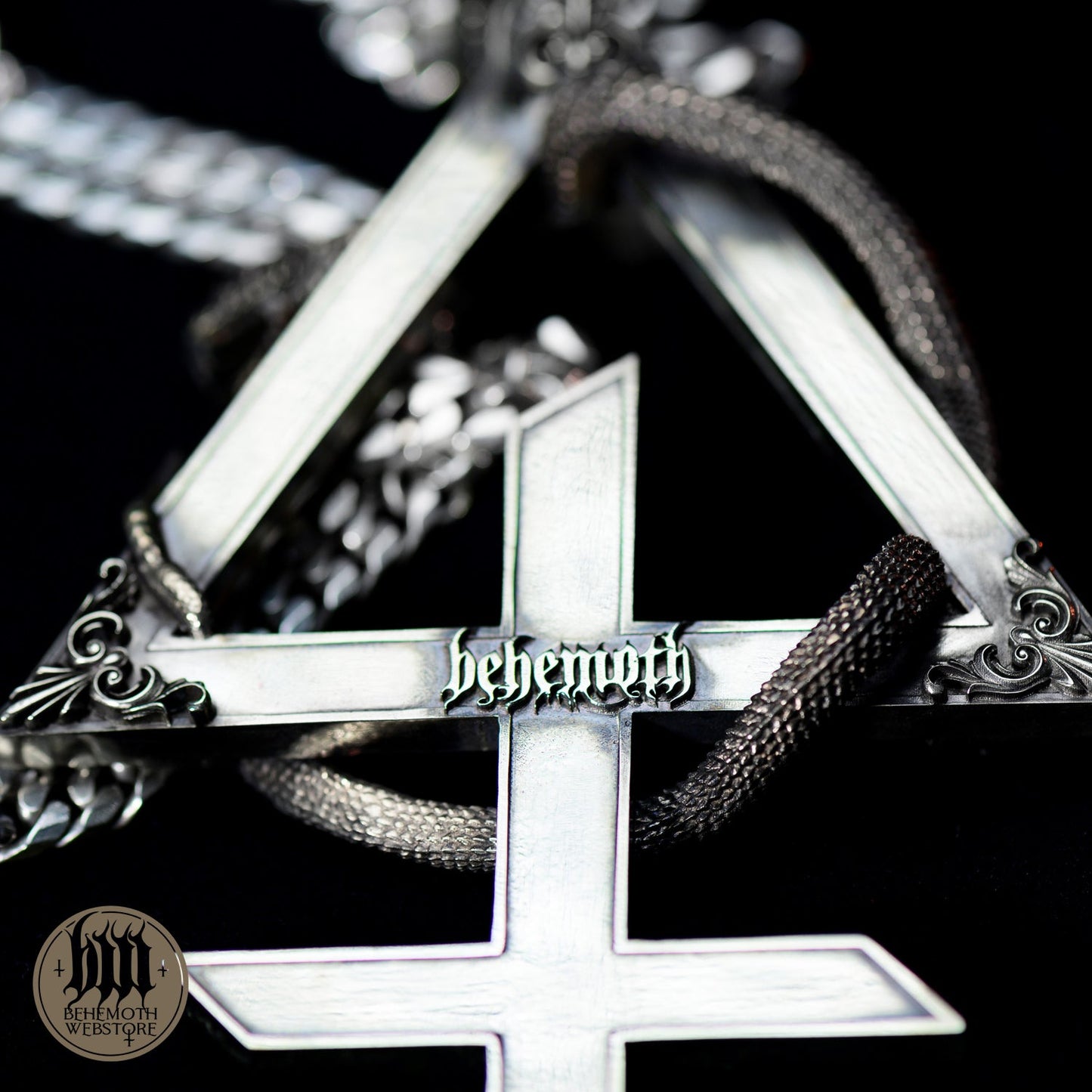 Behemoth 'Opvs Contra Natvram' necklace by Mortis Ores PREORDER