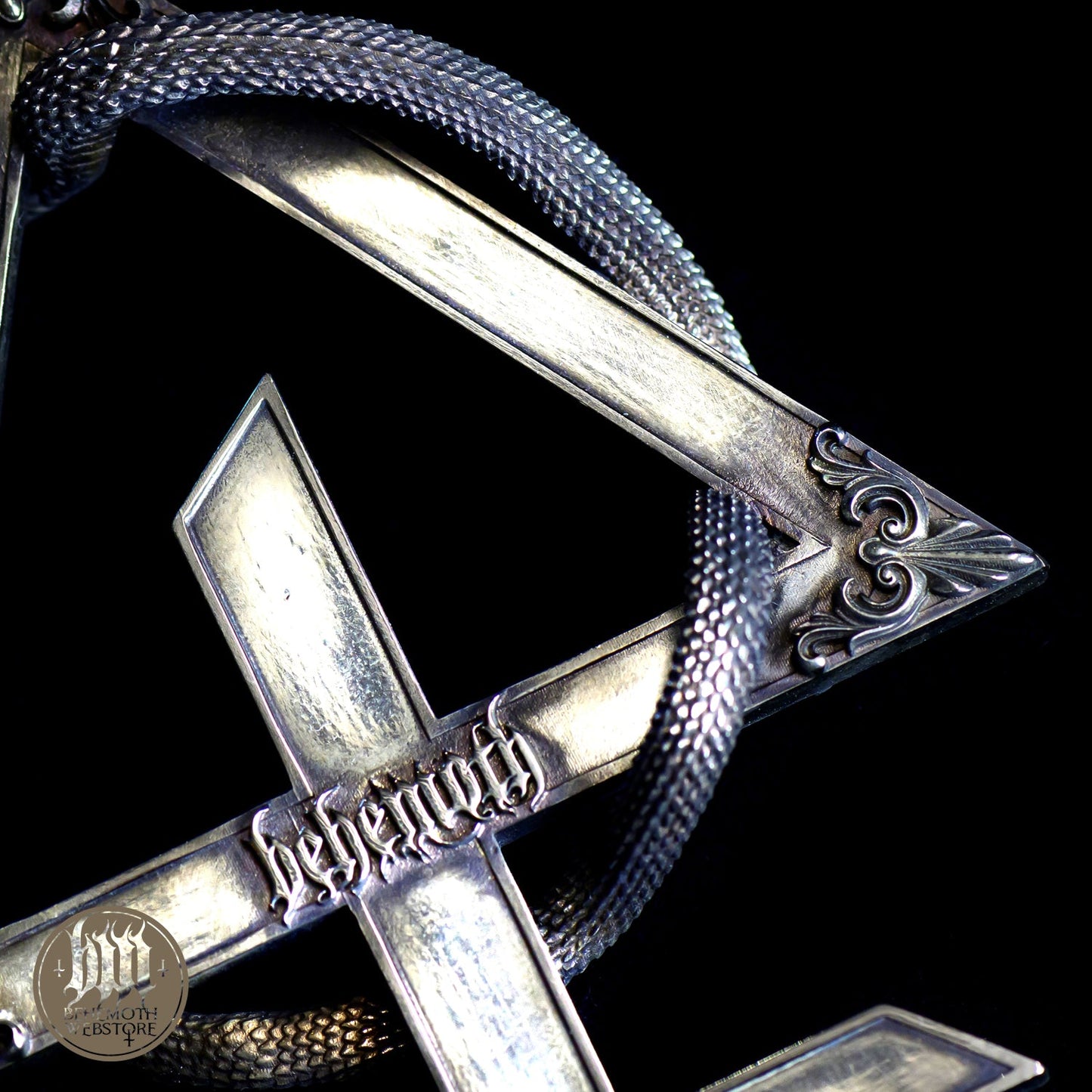 Behemoth 'Opvs Contra Natvram' necklace by Mortis Ores PREORDER