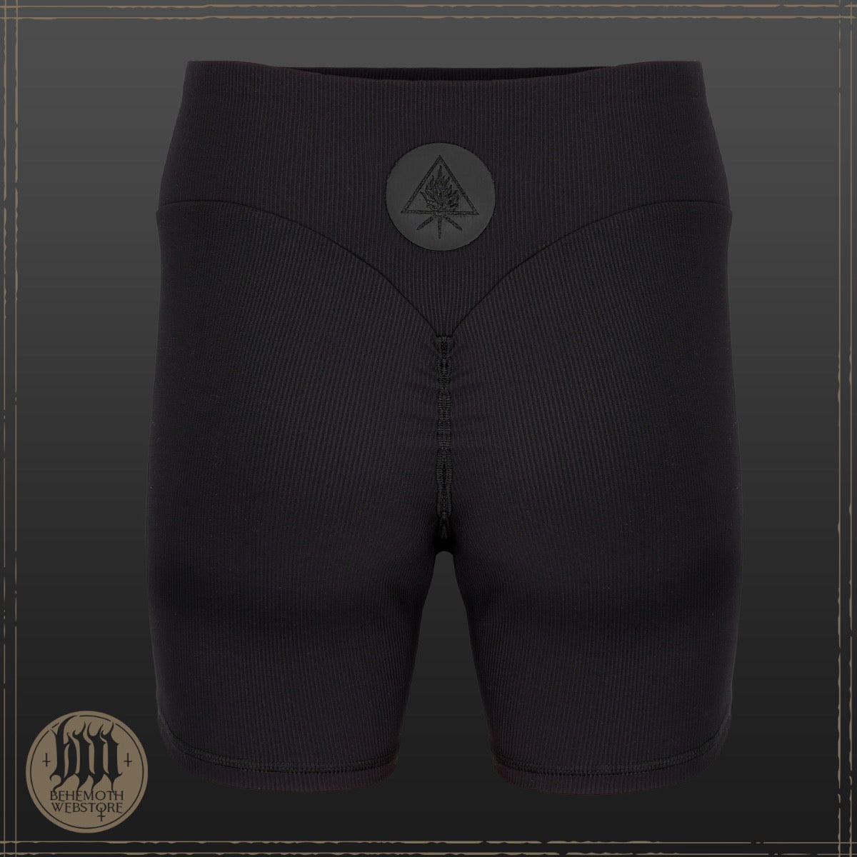 Behemoth „The Unholy Trinity“ Premium Push-Up Shorts – gerippt