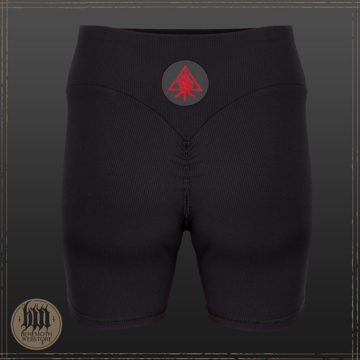 Behemoth 'The Unholy Trinity' Premium Push-Up Shorts - ribbed