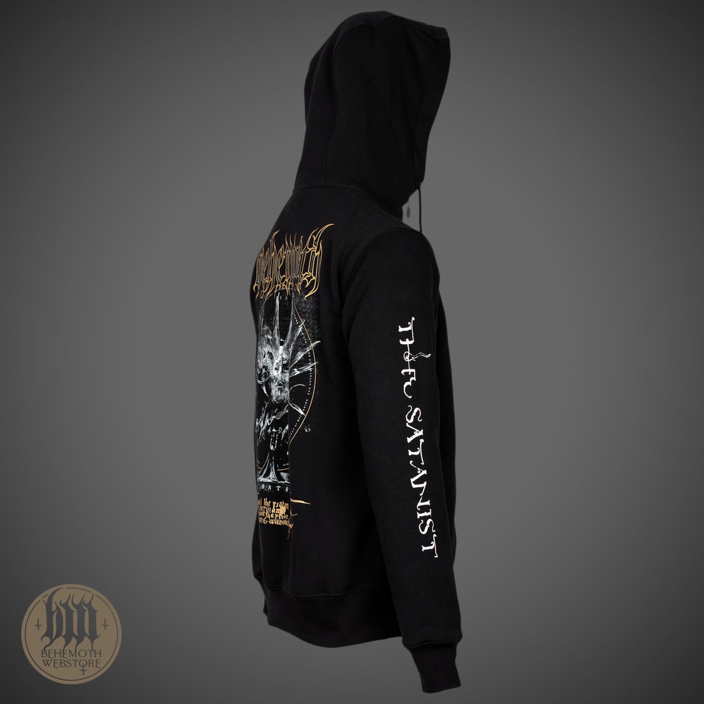 Behemoth 'The Satanist X' hooded sweatshirt with zip