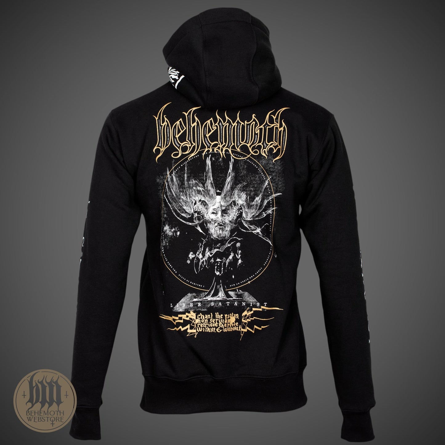 Behemoth 'The Satanist X' hooded sweatshirt with zip