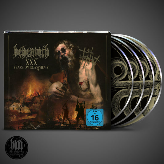 BEHEMOTH - XXX Years Ov Blasphemy Blu-Ray/3CD, signed, limited