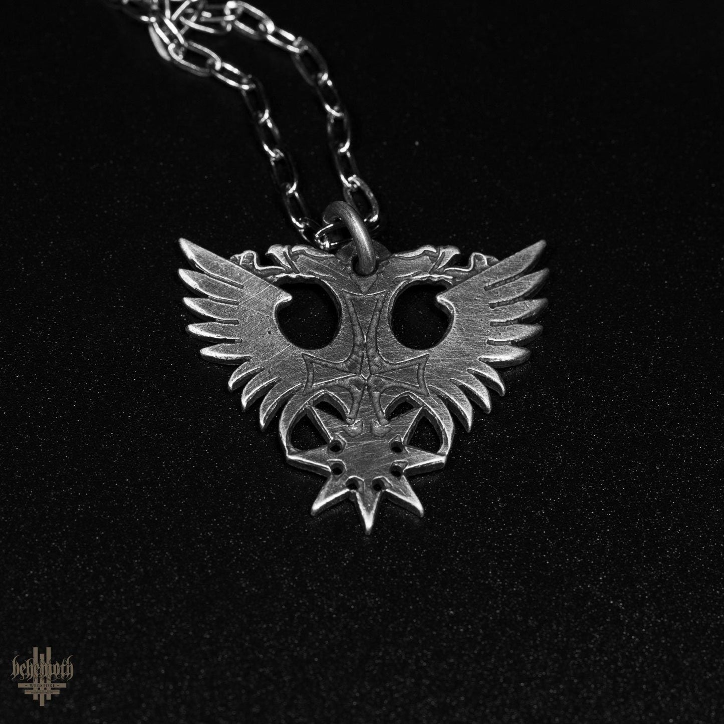 Behemoth 'Phoenix' sterling silver necklace