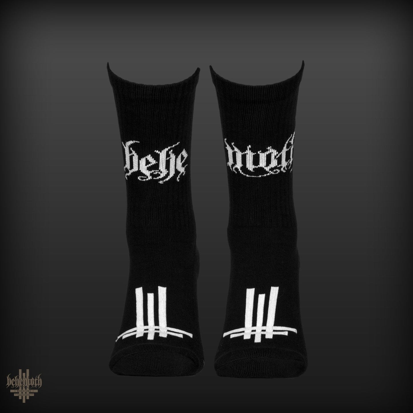 Black 'Contra' Behemoth socks