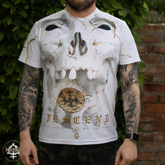 T-Shirt mit „Skull“-Behemoth-Allover-Print