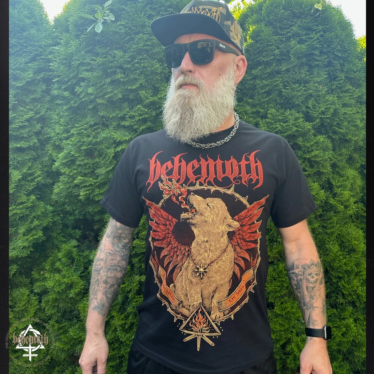 Behemoth-T-Shirt „Der Wolfling aus Sibirien“