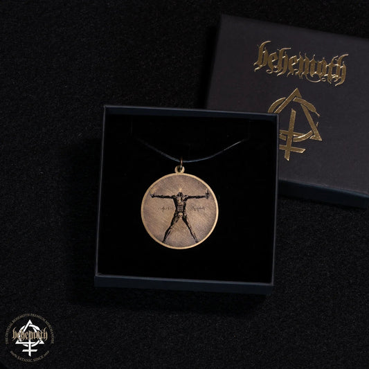 Behemoth 'Akephale' brass necklace