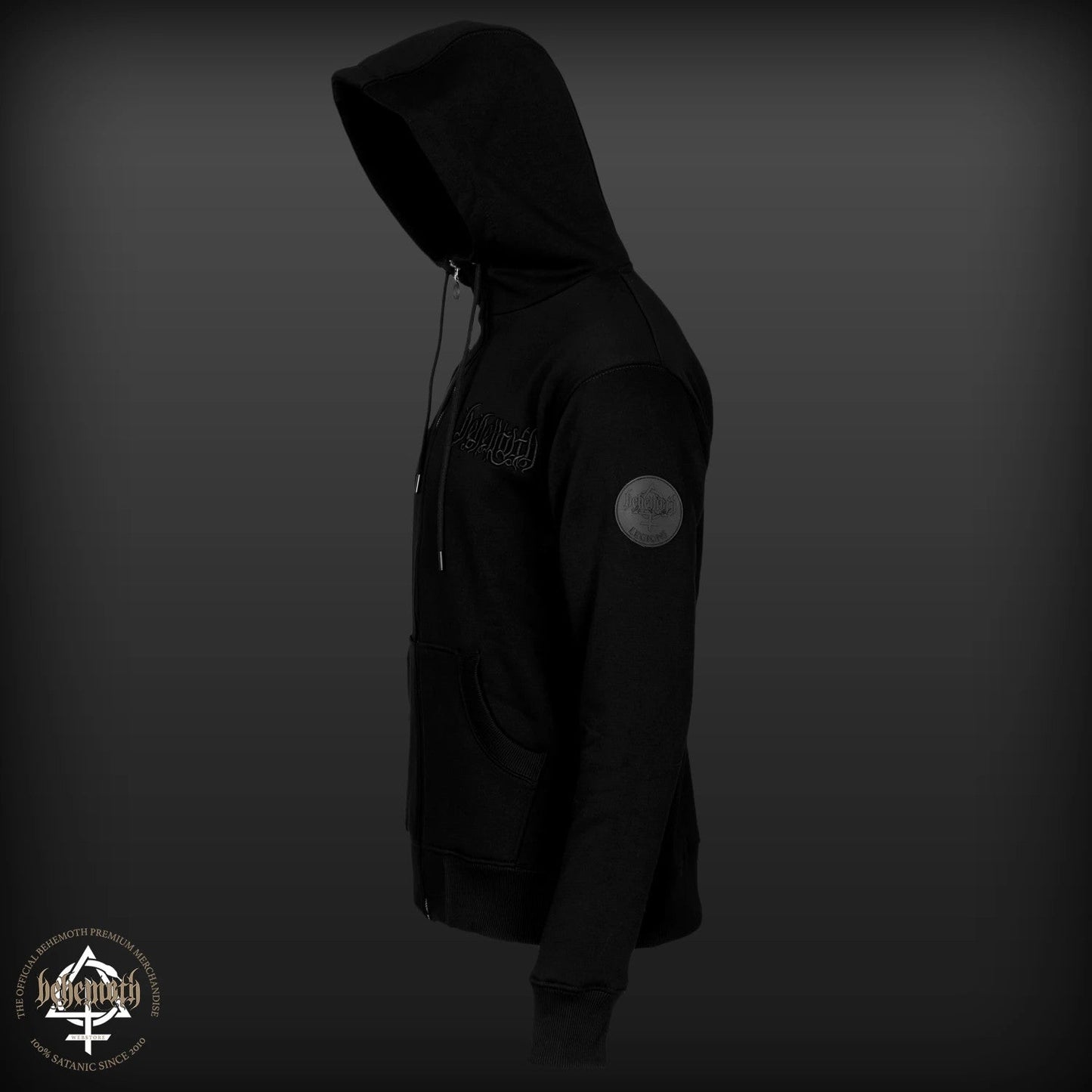 Behemoth 'Logo-Contra' hooded sweatshirt with zip